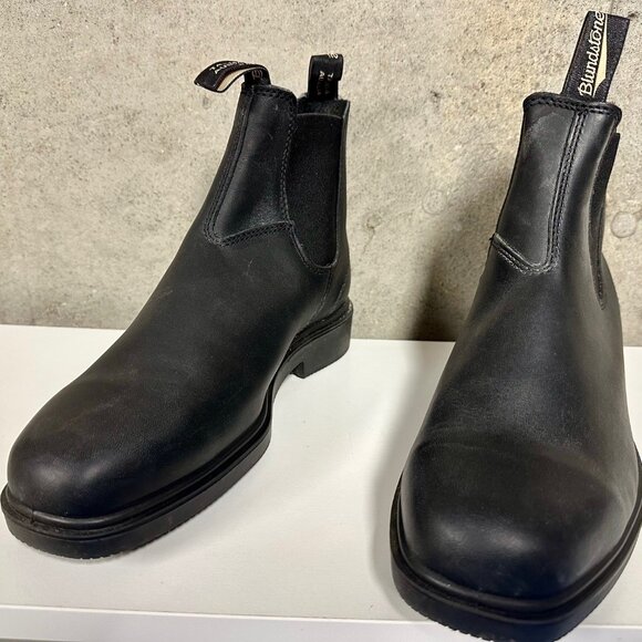 Leather Dress Chelsea Boots - Picture 1 of 4